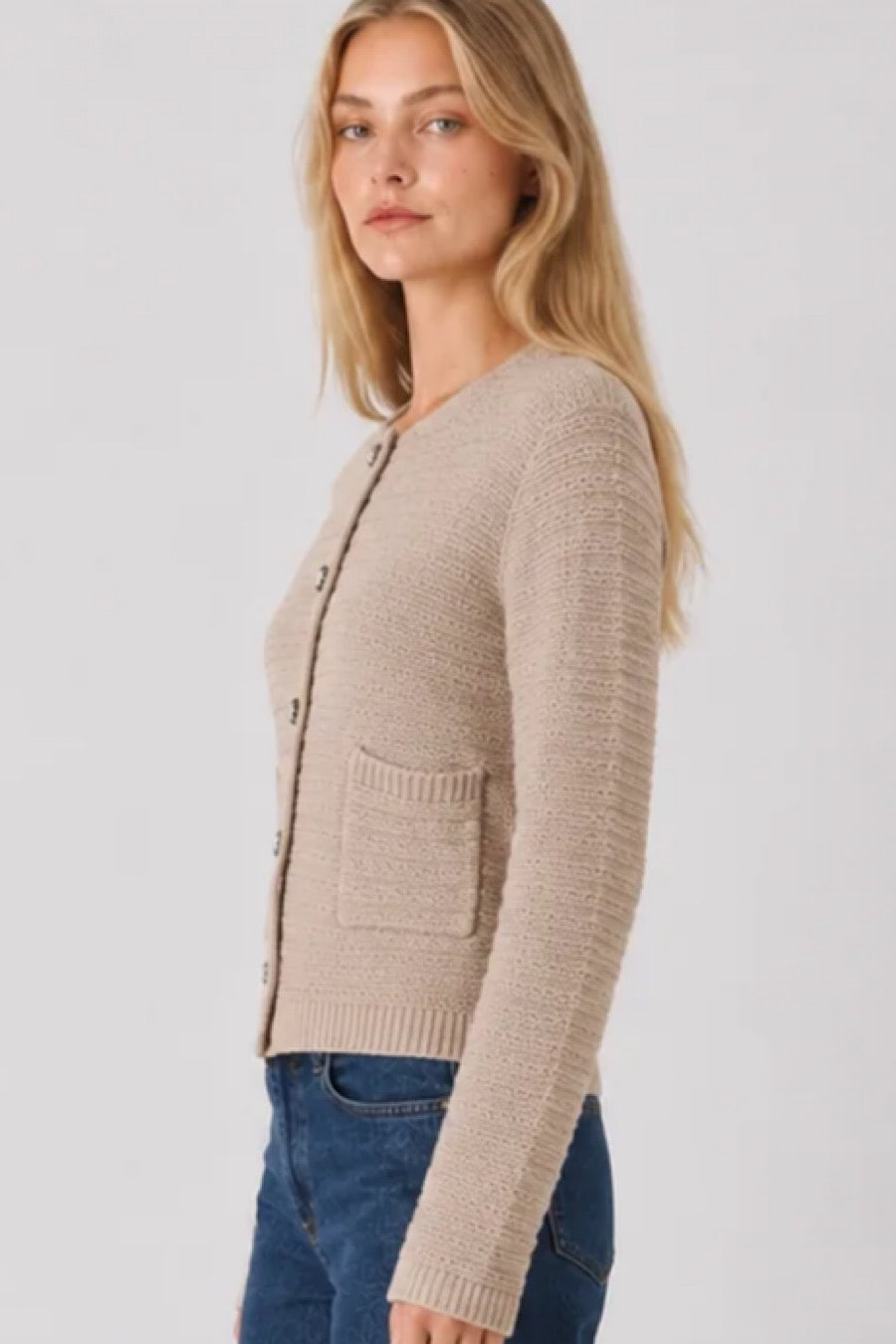 Right this Way Buttoned Cardigan Sweater