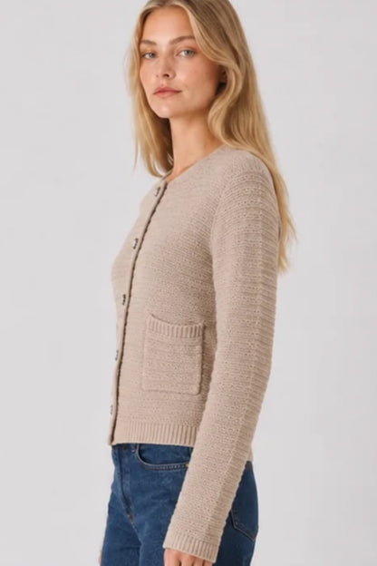 Right this Way Buttoned Cardigan Sweater