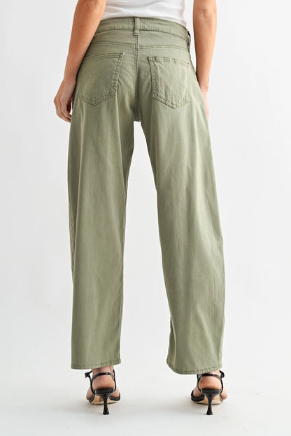 Mandy Stretch Twill Barrel Jeans
