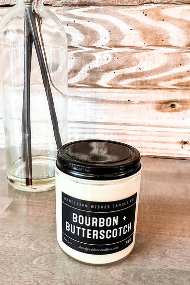 Bourbon + Butterscotch Jar Candle