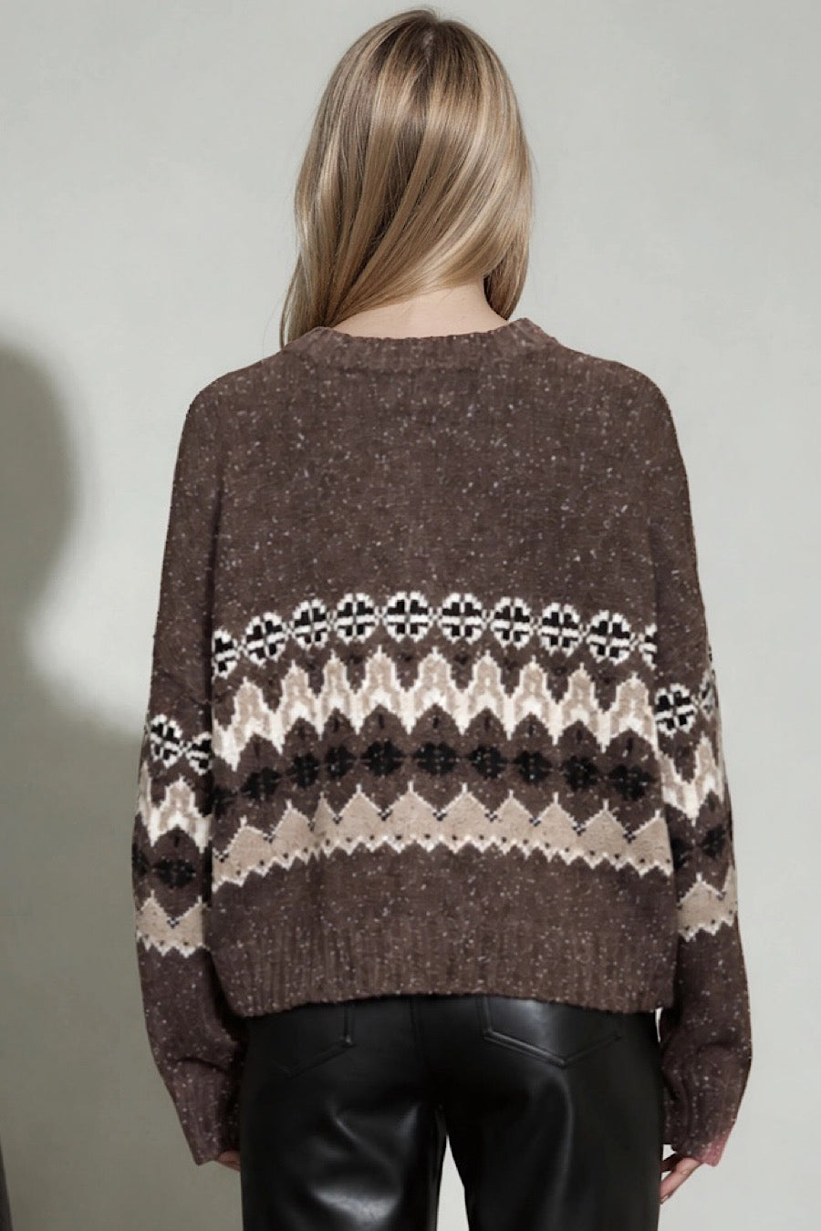 Amberwood Fair Isle Cardigan Sweater