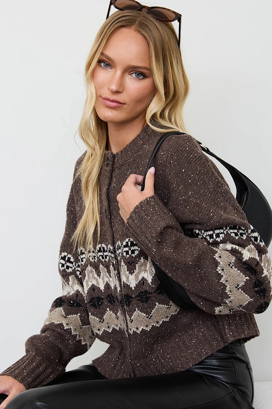 Amberwood Fair Isle Cardigan Sweater