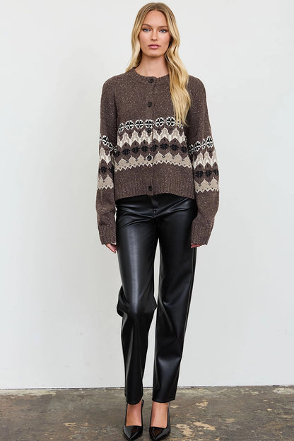 Amberwood Fair Isle Cardigan Sweater
