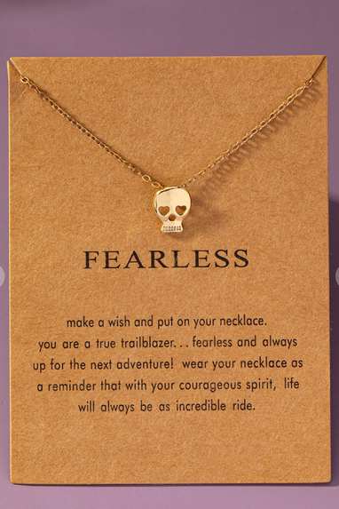 Fearless Skull Necklace