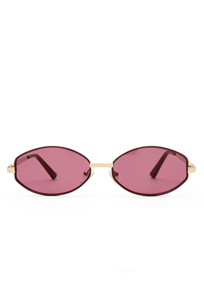 AIRE Objective Oval Sunglasses in Black, Brown or Gold