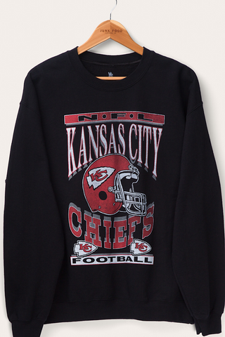 Junk Food NFL Kansas City Chiefs Helmet Sweatshirt