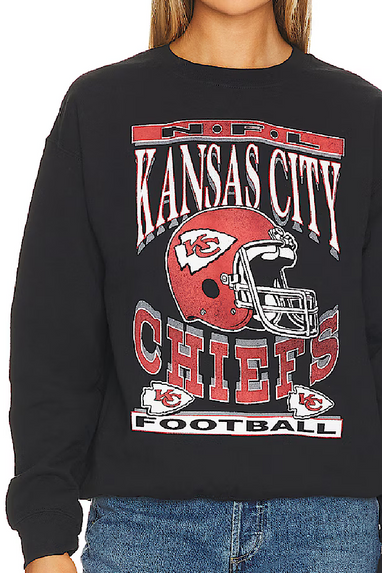 Junk Food NFL Kansas City Chiefs Helmet Sweatshirt