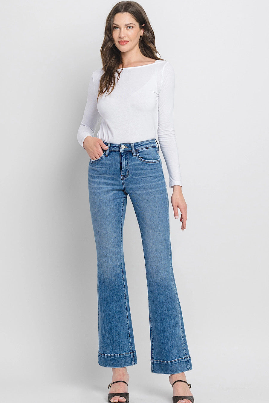 Blue Lotus Trouser Flare Jeans