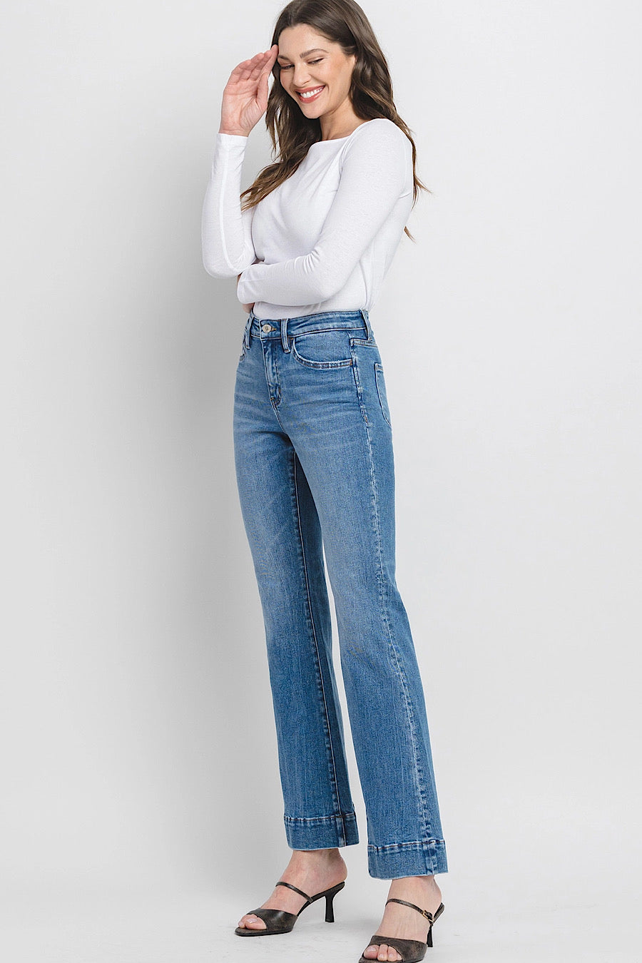Blue Lotus Trouser Flare Jeans