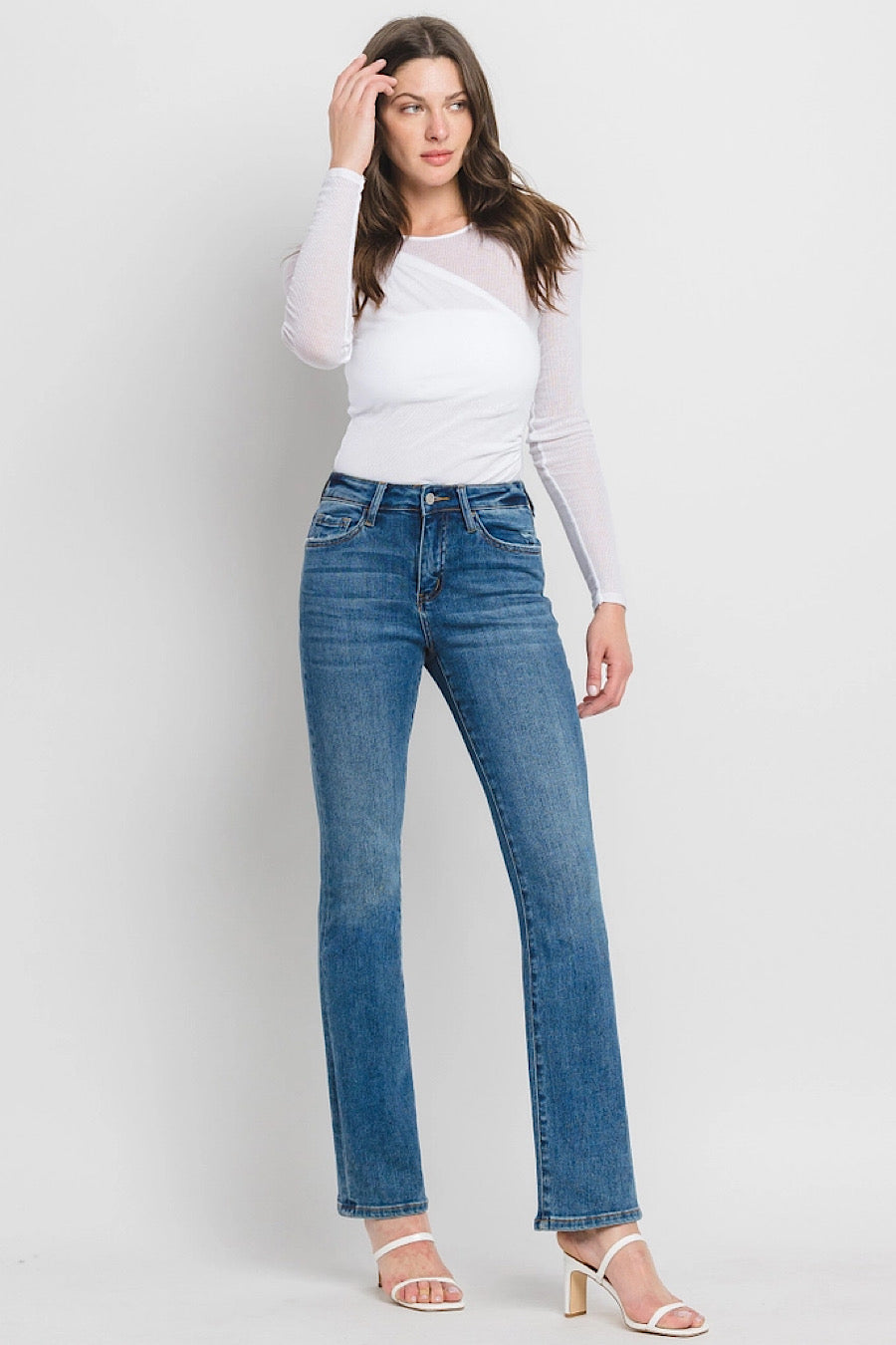 Dorinda Slim Leg Bootcut Jeans