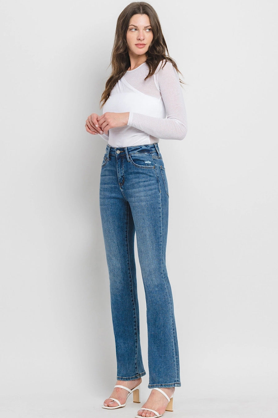 Dorinda Slim Leg Bootcut Jeans