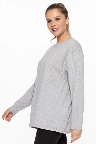 Joya Organic Cotton Top in Grey