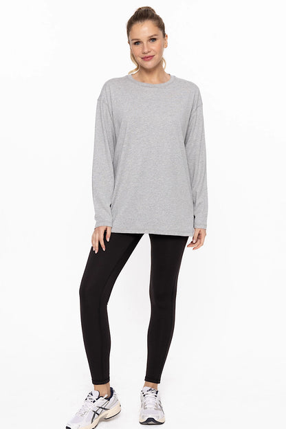 Joya Organic Cotton Top in Grey