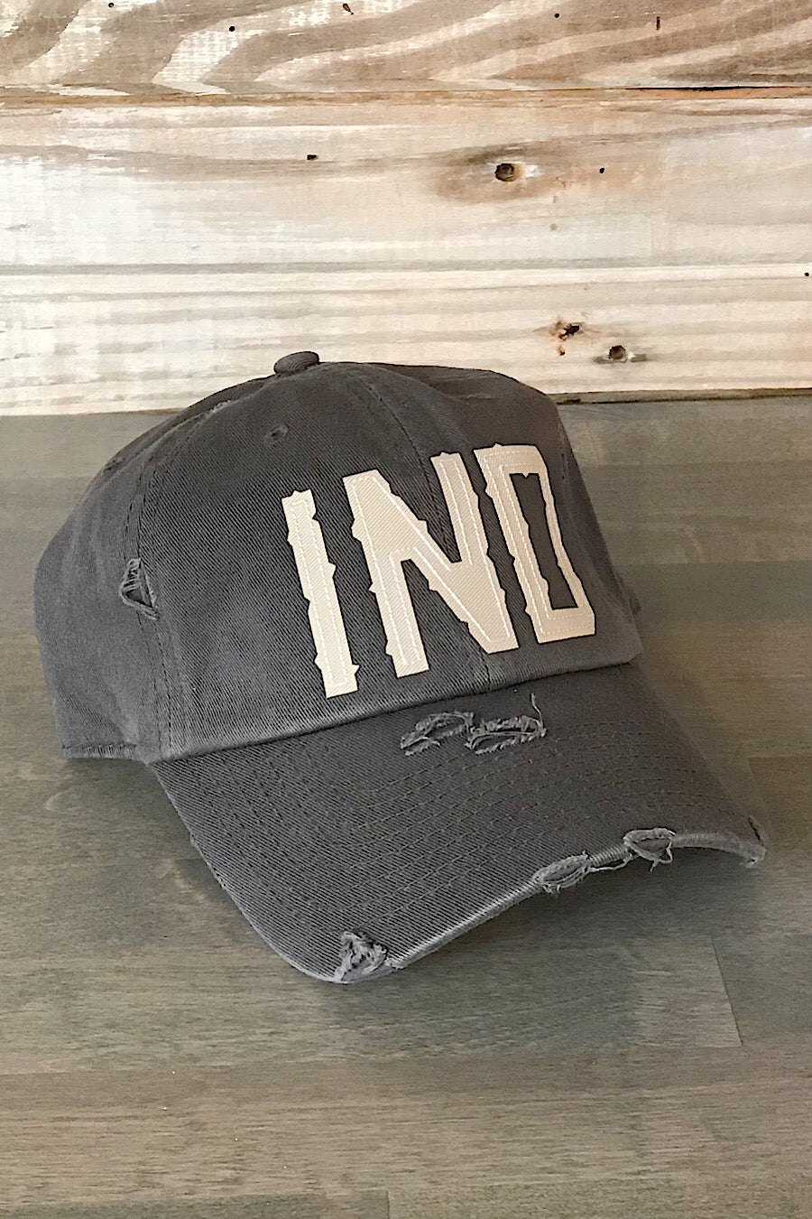IND Indiana Initial Patch Hat in Several Colors