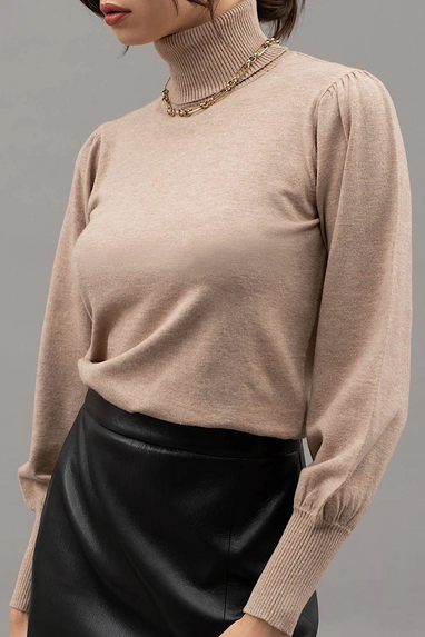Day to Day Turtleneck Knit Top