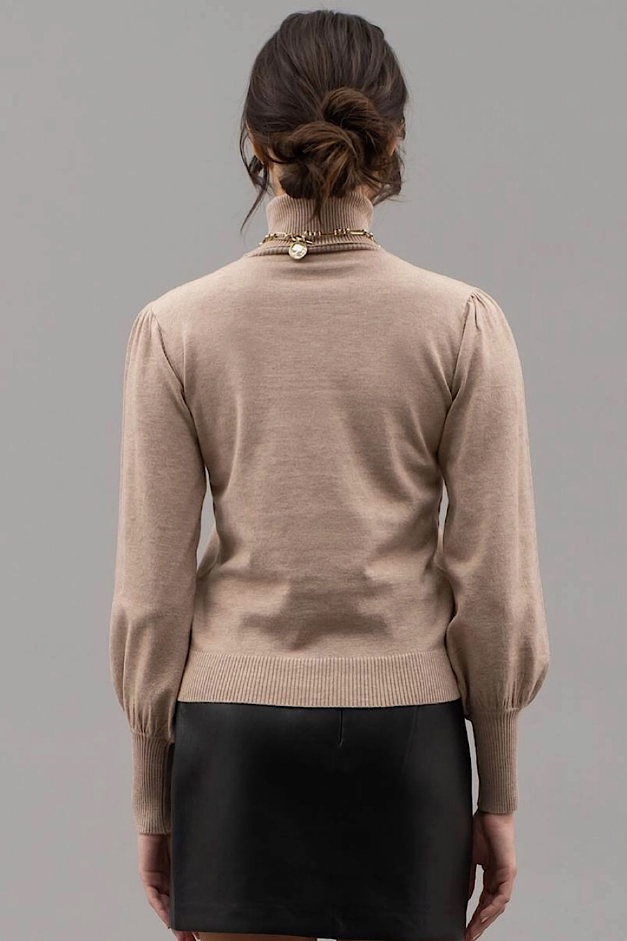 Day to Day Turtleneck Knit Top