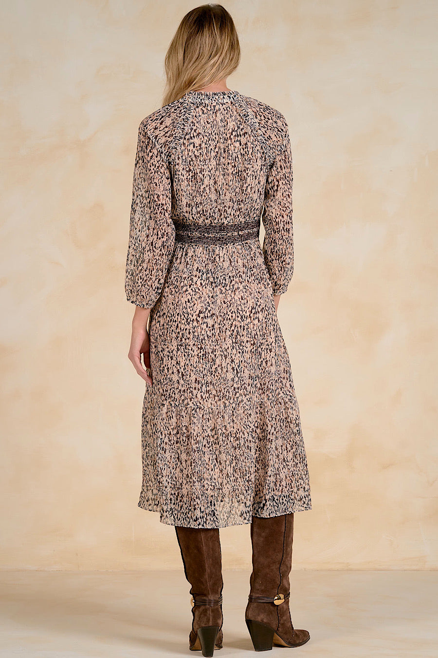 Pathway Printed Midi Boho Dress