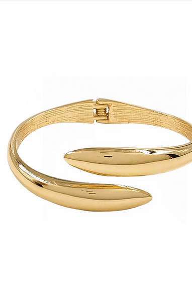 Gold Hinge Bangle Cuff