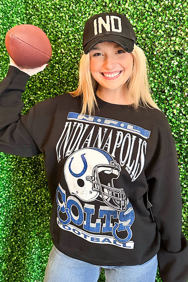 Junk Food NFL Indianapolis Colts Helmet Sweatshirt