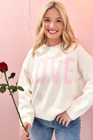 LOVE is a 4 Letter Word Sweater