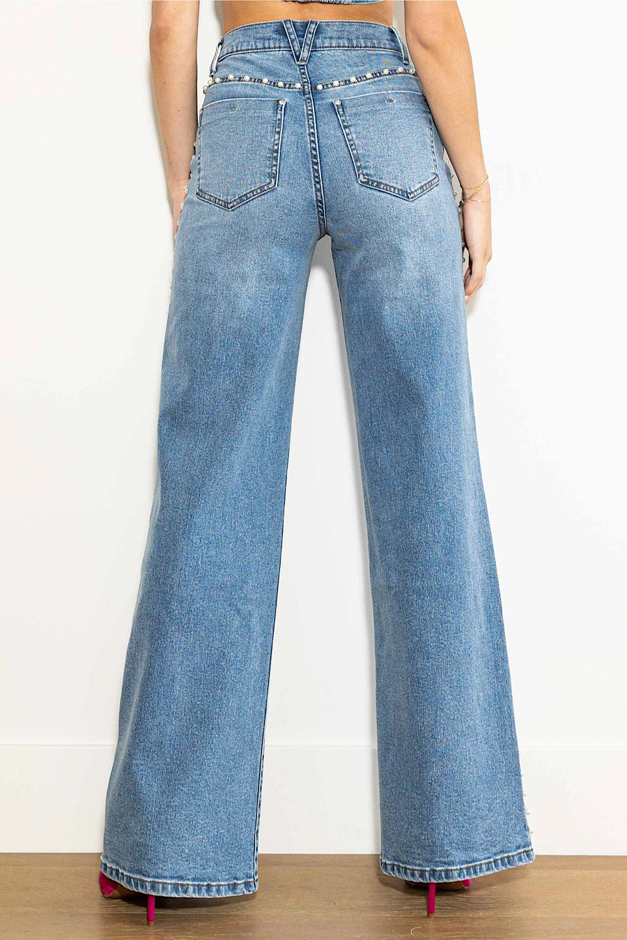 Pearls of Wisdom High Rise Jeans