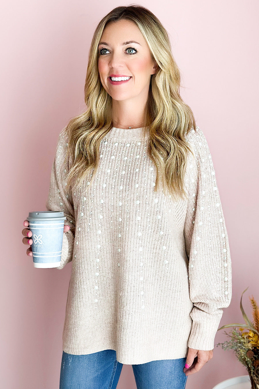 The Pearl Studded Sweater