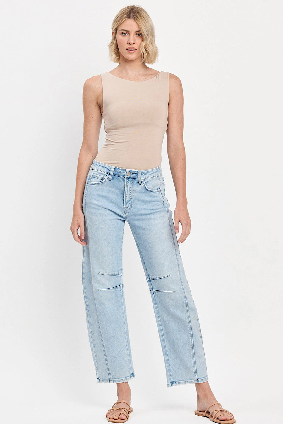 Northern Lights Barrel Jeans Lt Wash