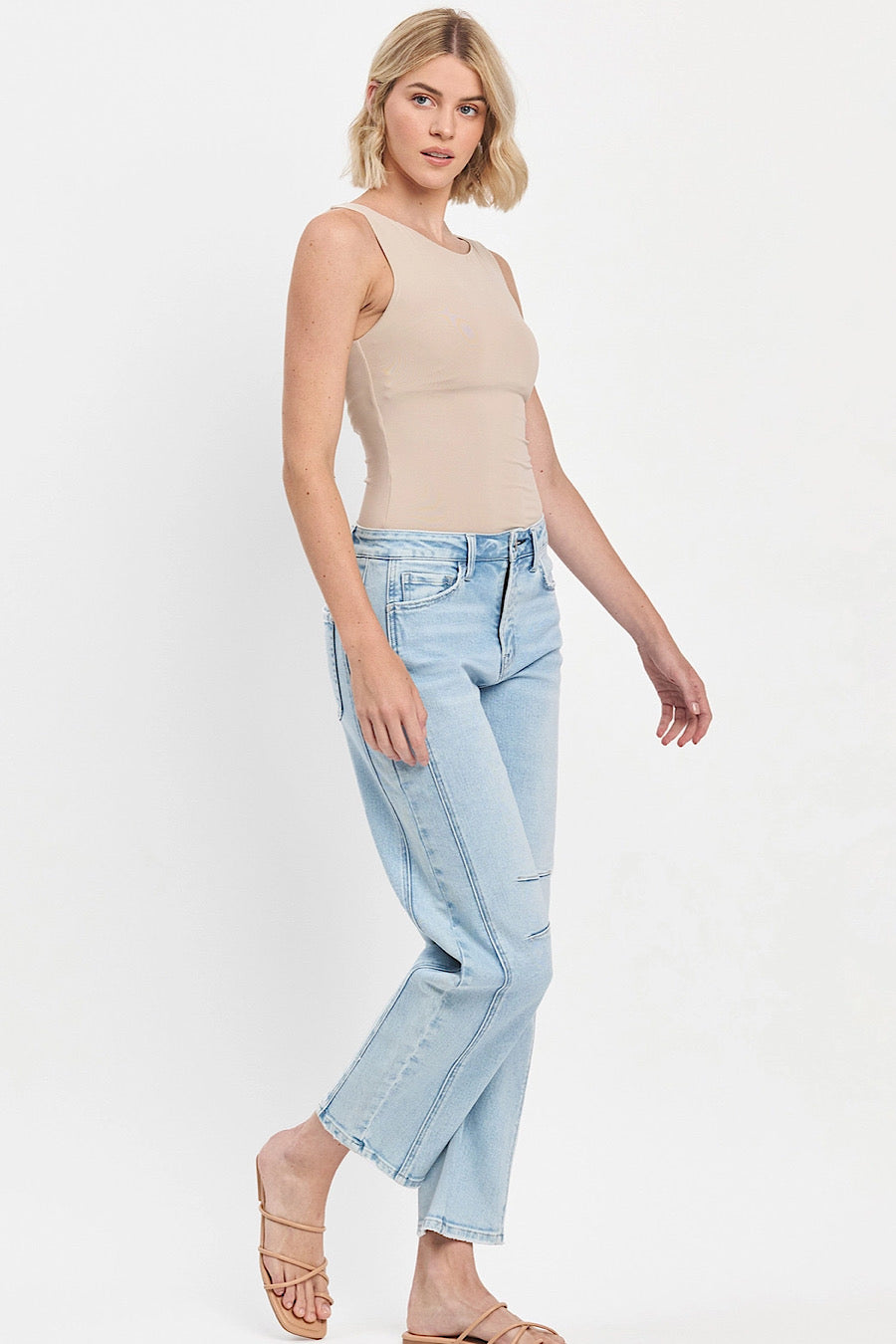 Northern Lights Barrel Jeans Lt Wash