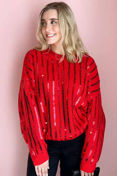 Set The Tone Sequin Sweater