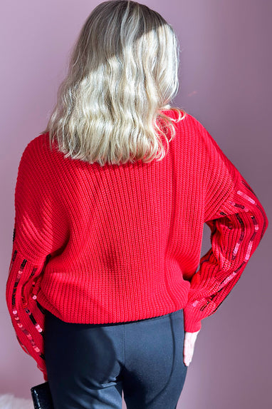 Set The Tone Sequin Sweater