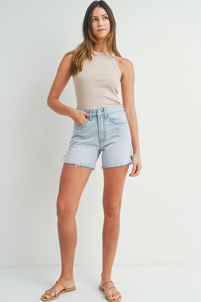 Houston Denim High Rise Shorts