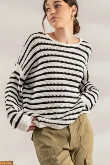 Cant Resist Striped Sweater