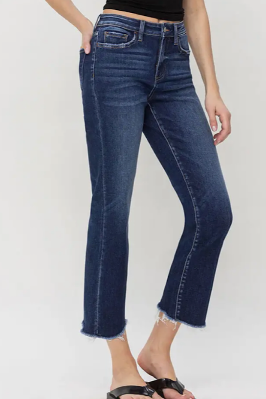 Worthiness High Rise Straight Jeans