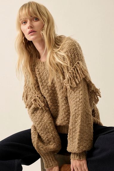 Dex Fringe Sweater
