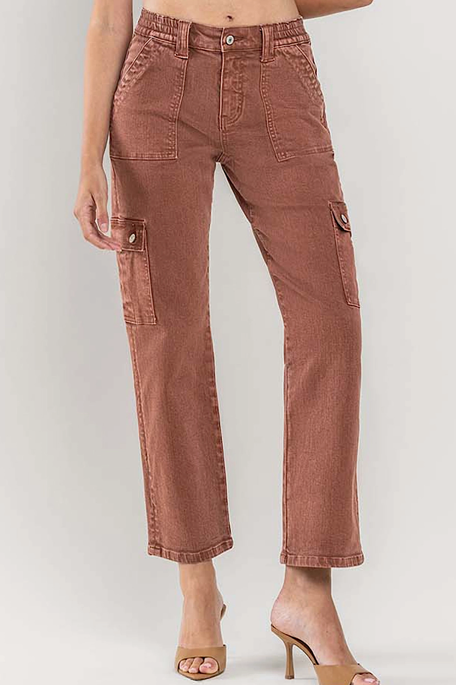 Red Brick Cargo Pants