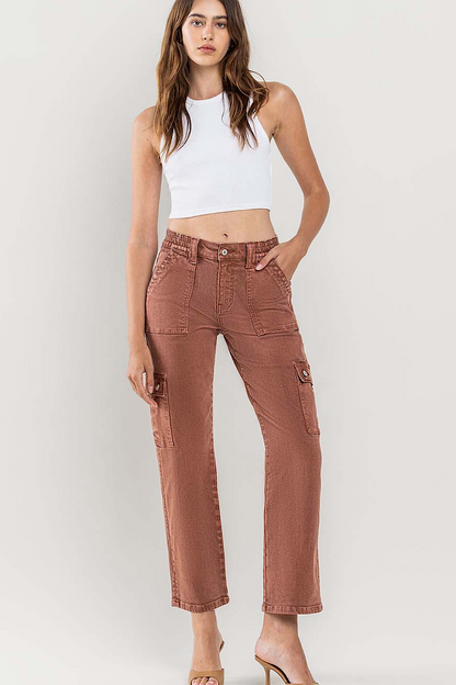 Red Brick Cargo Pants