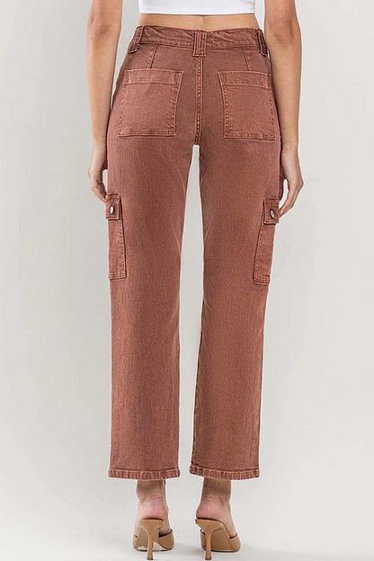 Red Brick Cargo Pants