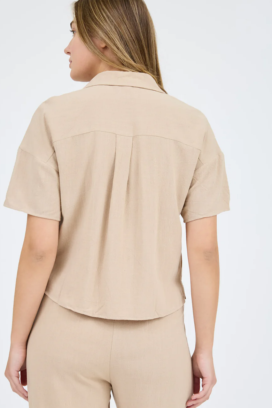 Summer Mirage Linen Button Down Shirt