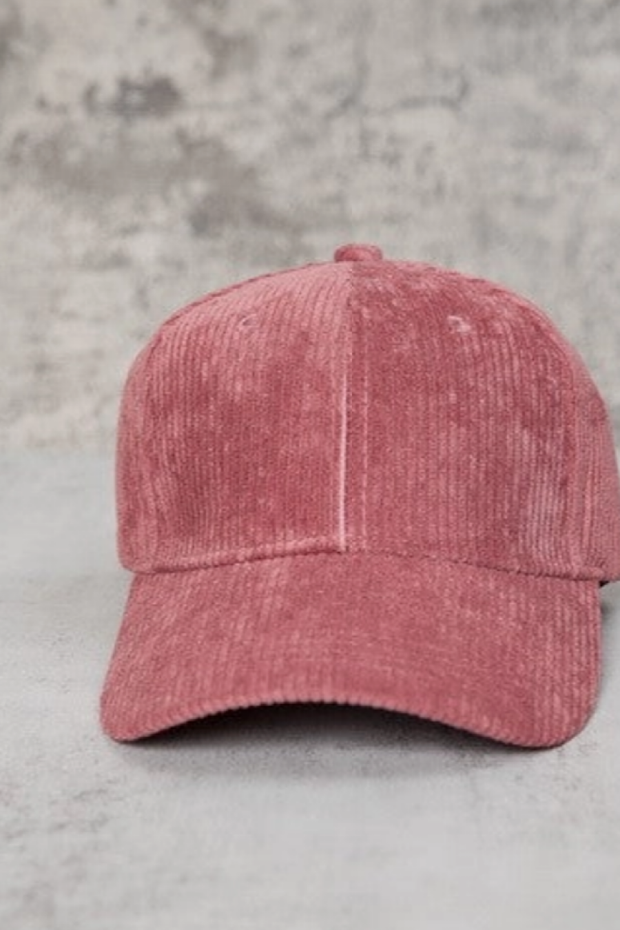 Corduroy Hat in Mauve