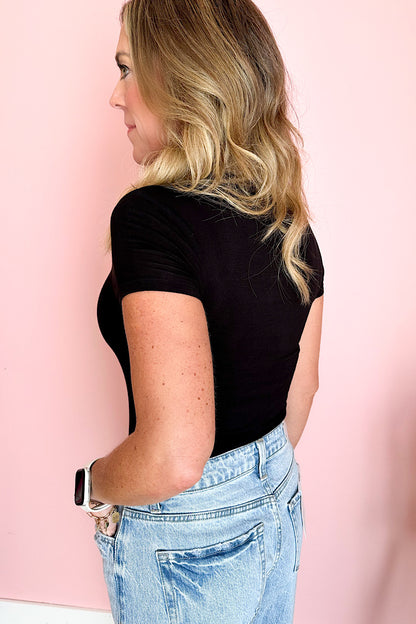 Hit the Road Black Bodysuit