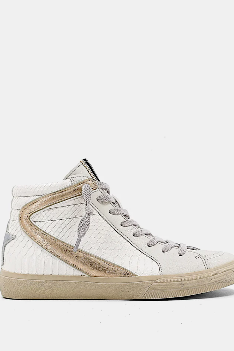 Rooney Bone Snake HiTop Sneakers