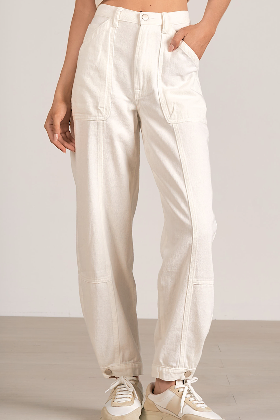 Luella White Cargo Pants