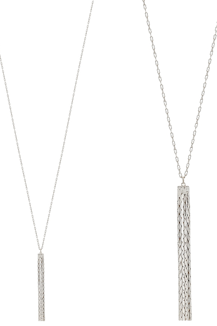 Long 32” Tassel Necklace in Gold or Silver