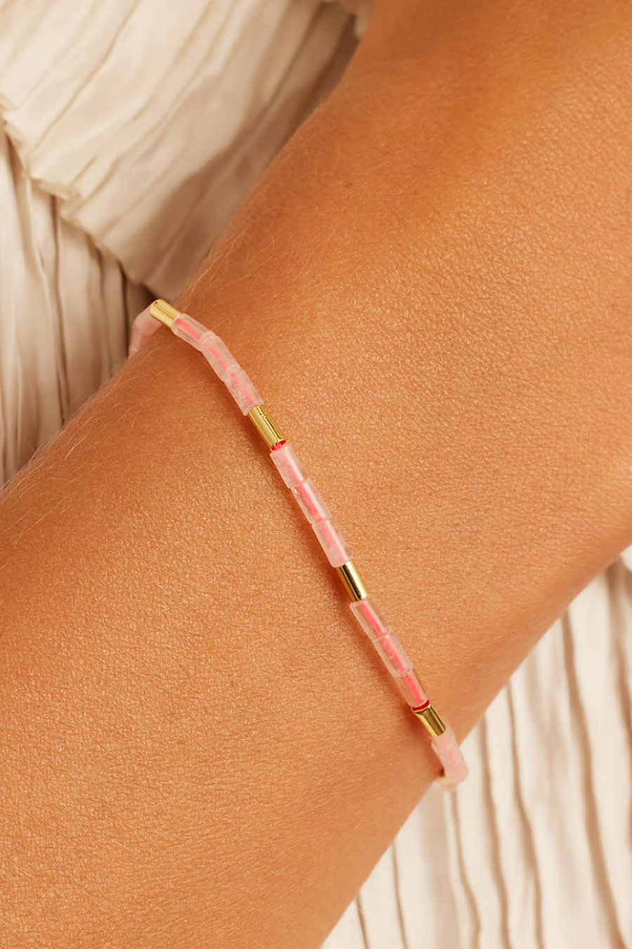 Gorjana Power Gemstone Bracelet Rose