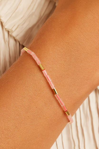 Gorjana Power Gemstone Bracelet Rose