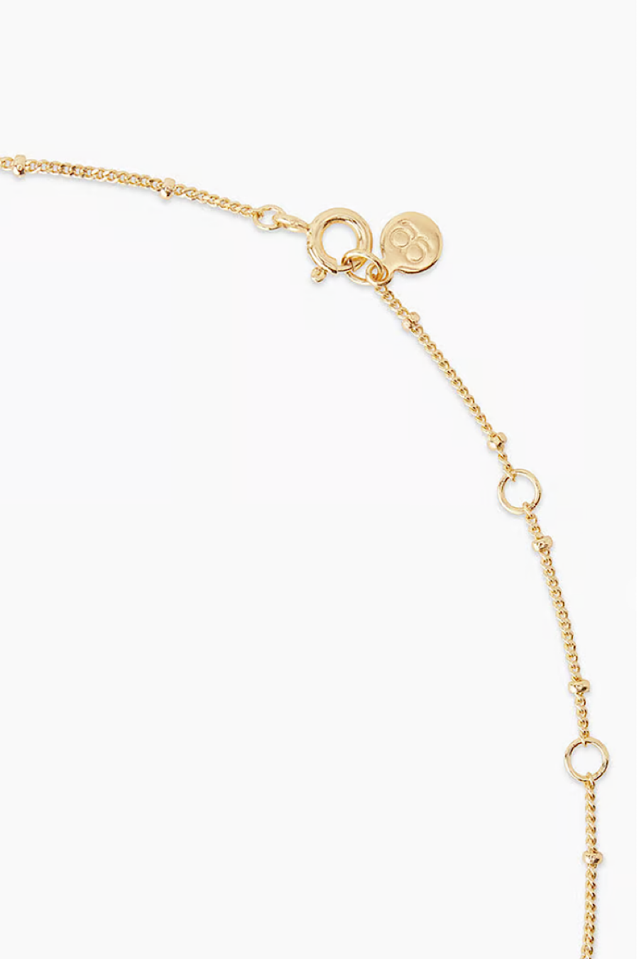 Gorjana Compass Coin Necklace Gold
