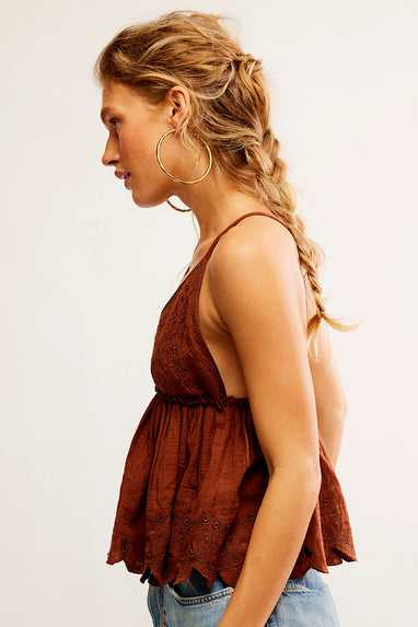 Free People Sunny Days Halter Cami Top