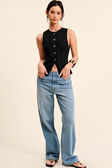 Valedictorian Button Down Waistcoat Vest