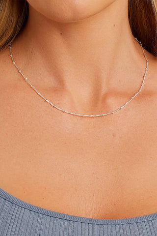 Gorjana Bali Chain Necklace in Silver