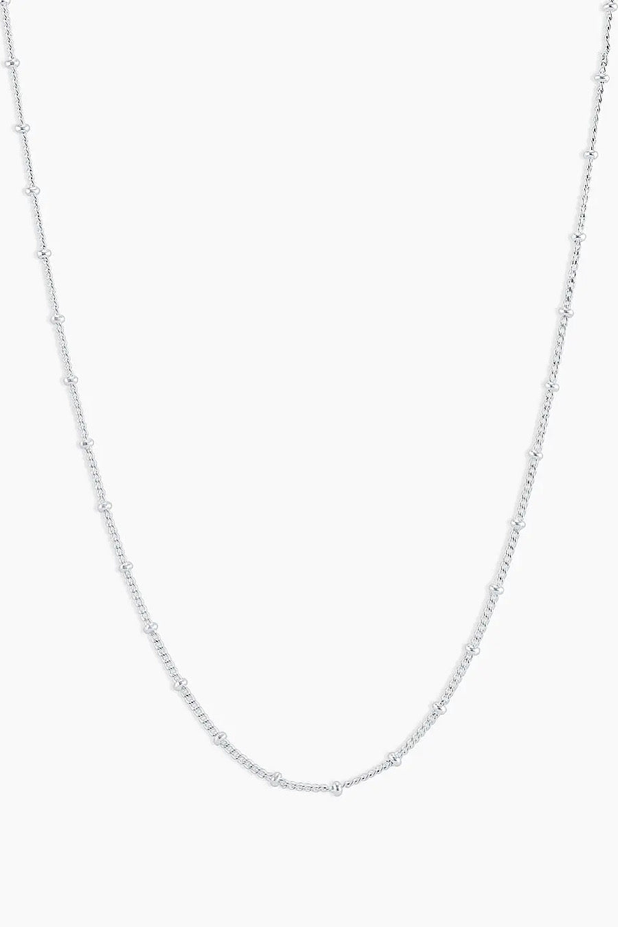 Gorjana Bali Chain Necklace in Silver
